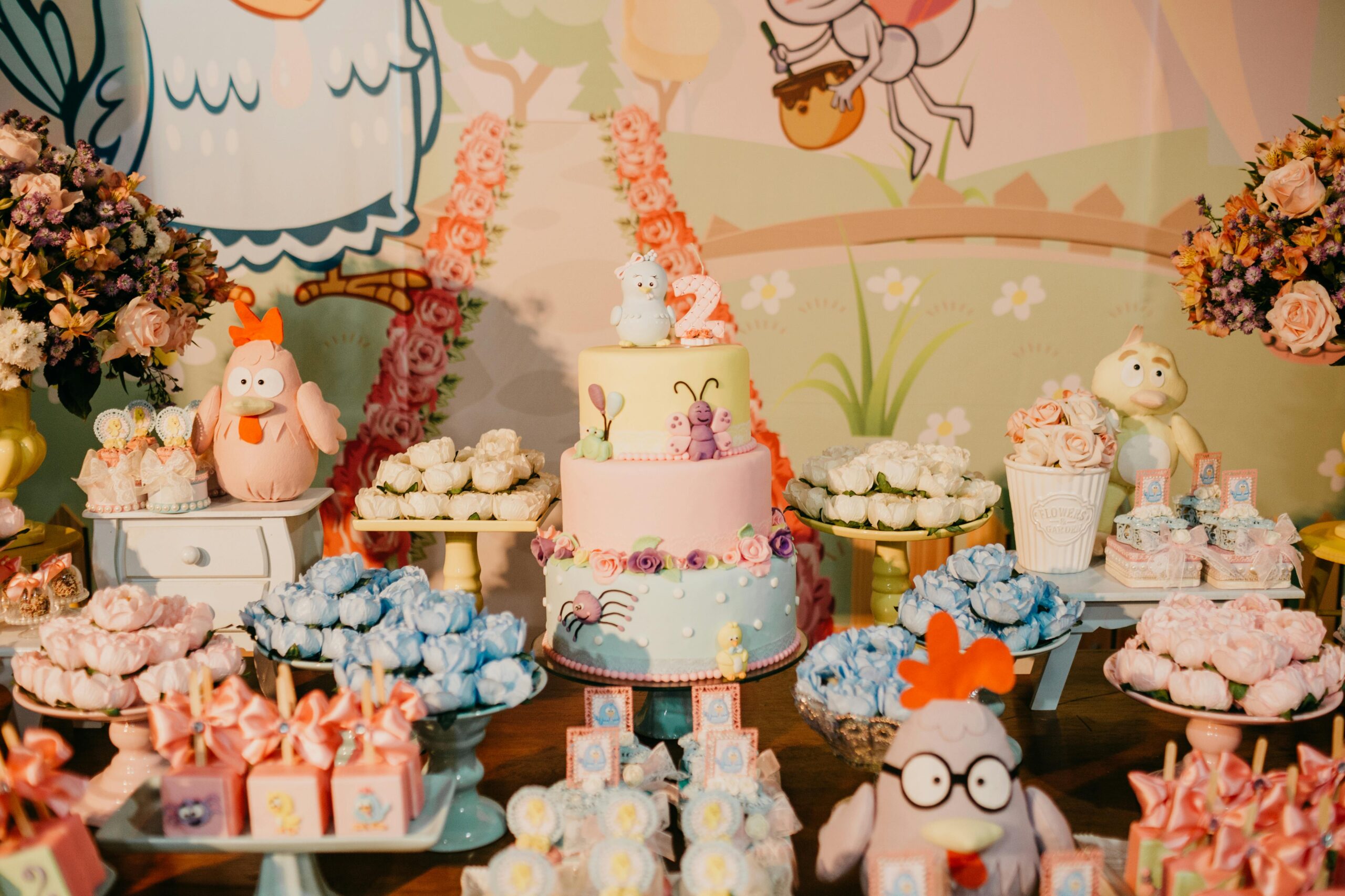 Decoración de mesa infantil